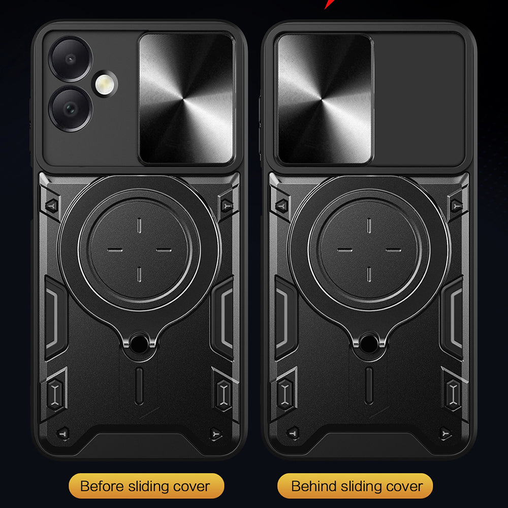 Kuori Samsung Galaxy A06 A065:lle, Techsuit, CamGuard Pro, vaaleanpunakultainen