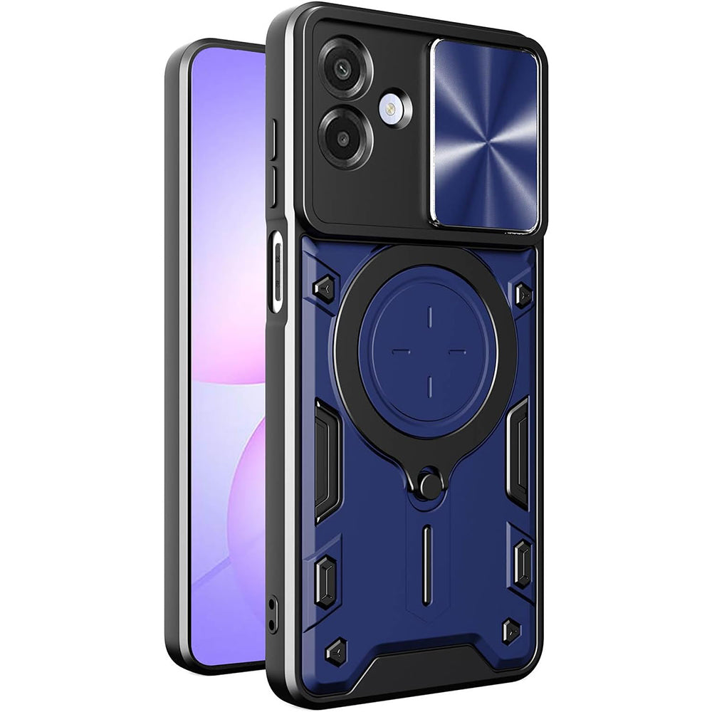 Kuori Samsung Galaxy A07 4G A075:lle, Techsuit, CamGuard Pro, Sininen