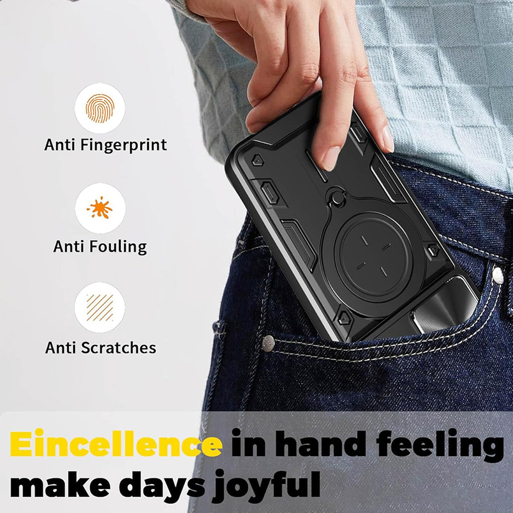 Kuori Samsung Galaxy A07 4G A075:lle, Techsuit, CamGuard Pro, Sininen