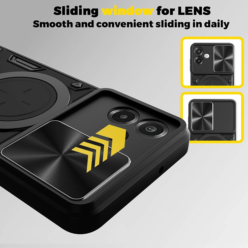 Kuori Samsung Galaxy A07 4G A075:lle, Techsuit, CamGuard Pro, Vaaleanpunainen