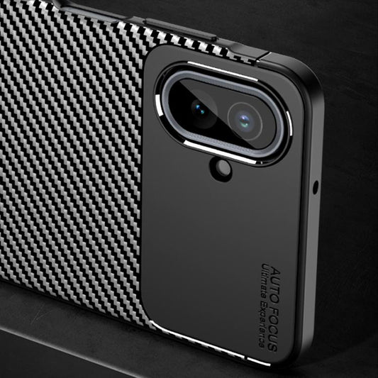 Kuori Samsung Galaxy A07 4G A075:lle, Techsuit, Hiilikuitu, Musta