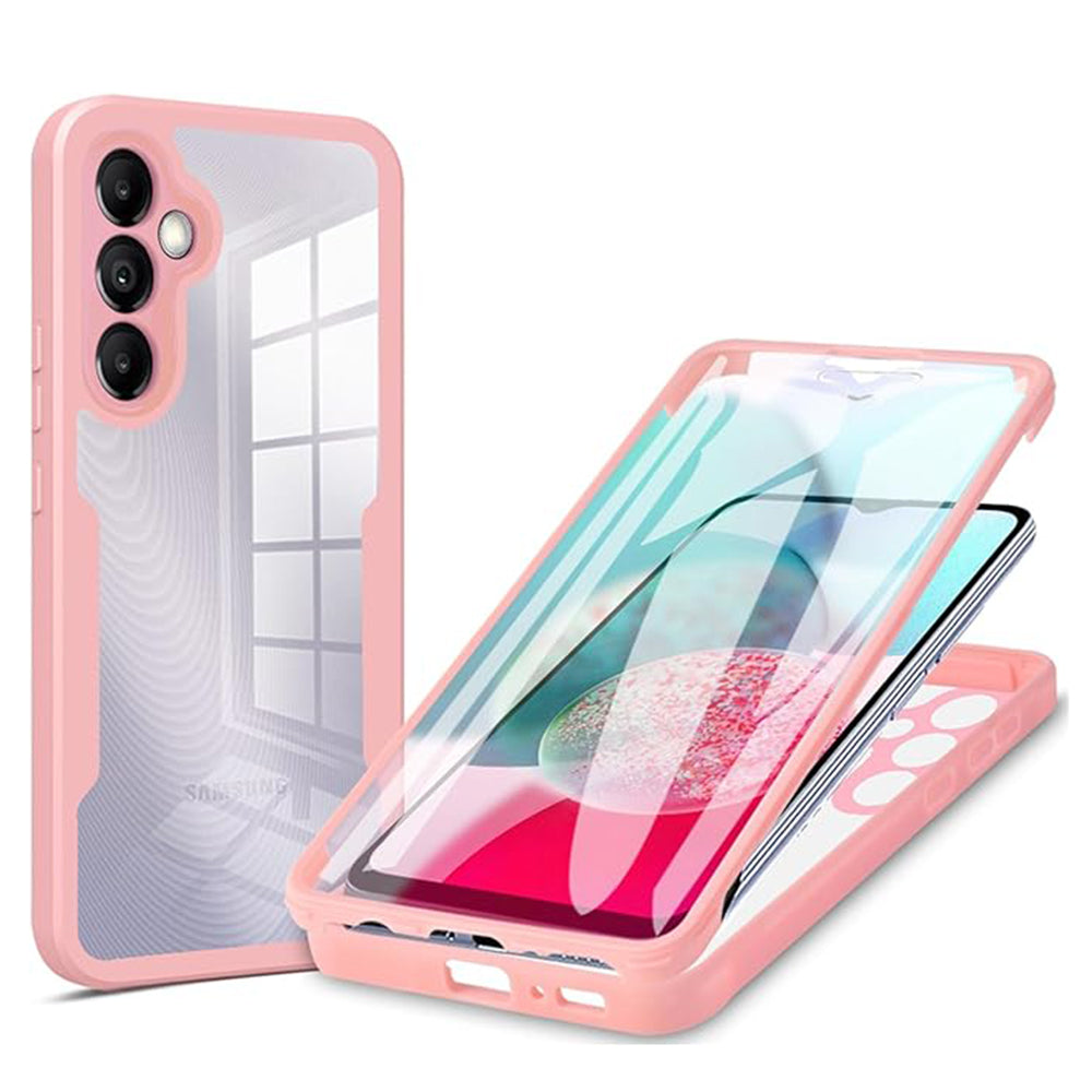Kuori Samsung Galaxy A14 A145 / A14 5G A146:lle, Techsuit, ColorVerse 360, vaaleanpunainen