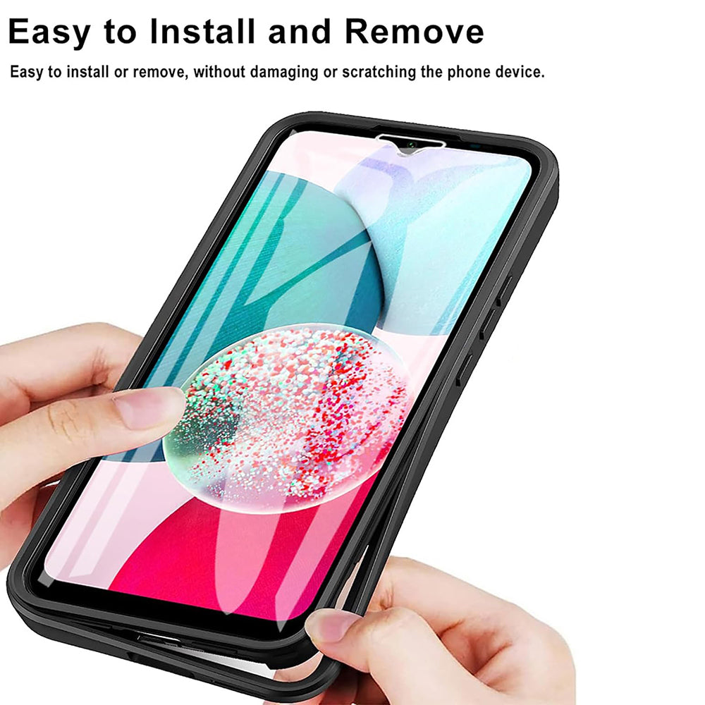 Kuori Samsung Galaxy A14 A145 / A14 5G A146:lle, Techsuit, ColorVerse 360, vaaleanpunainen