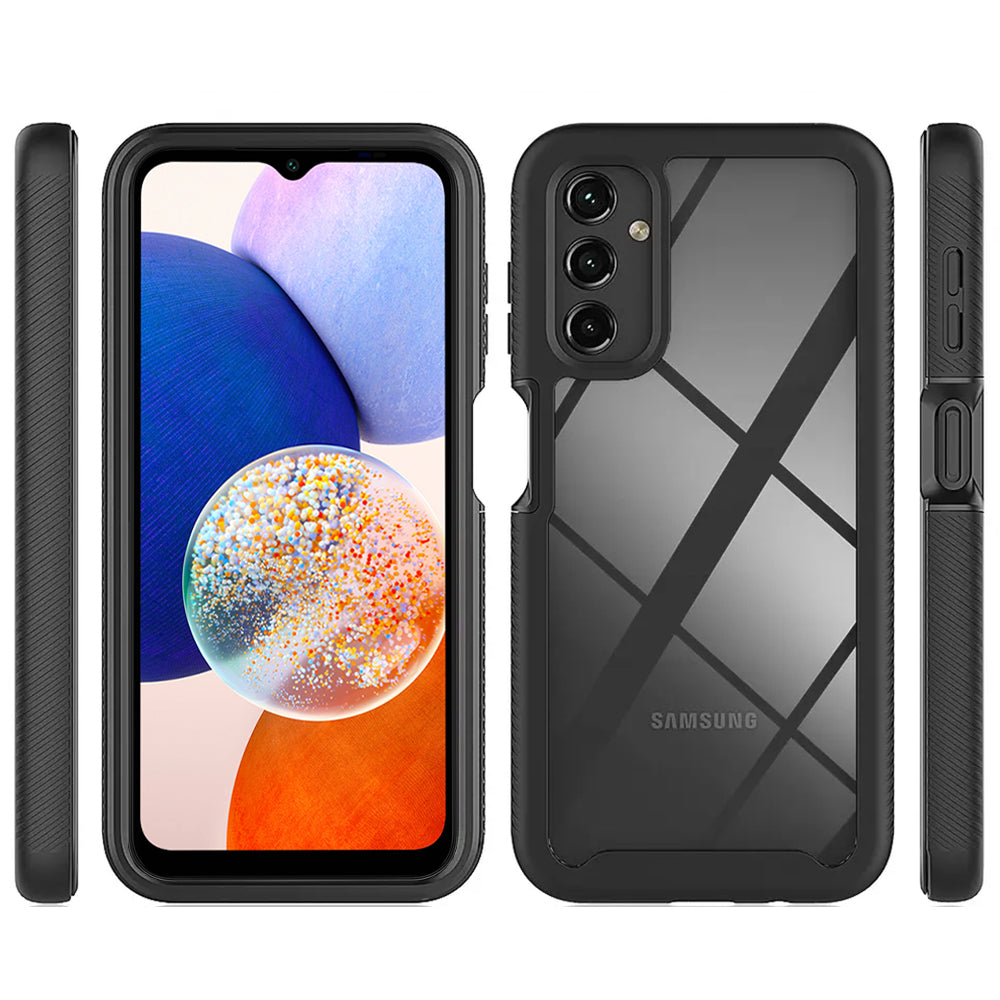 Kotelo Samsung Galaxy A14 A145 / A14 5G A146, Techsuit, Defense360 Pro, Musta