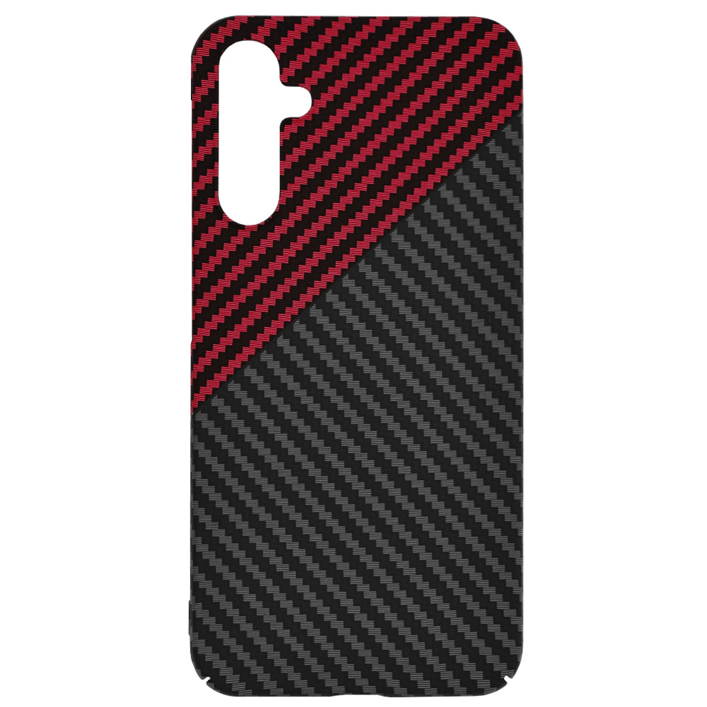 Kuori Samsung Galaxy A15 5G A156 / A15 A155, Techsuit, Carbonite FiberShell, Musta Punainen