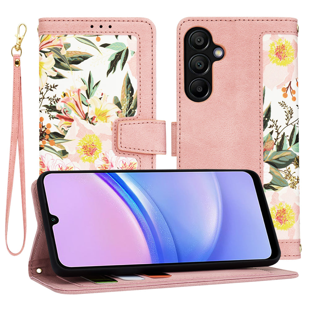 Kuori Samsung Galaxy A15 5G A156 / A15 A155, Techsuit, FlipCraft, vaaleanpunainen