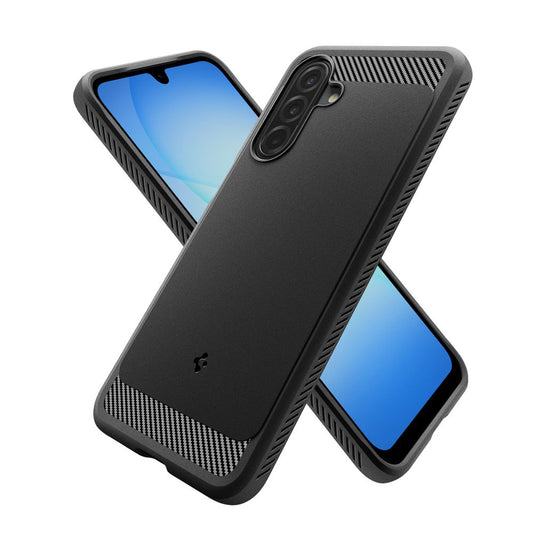 Kotelo Samsung Galaxy A17 4G / A17 5G, Spigen, Rugged Armor, Musta ACS09844