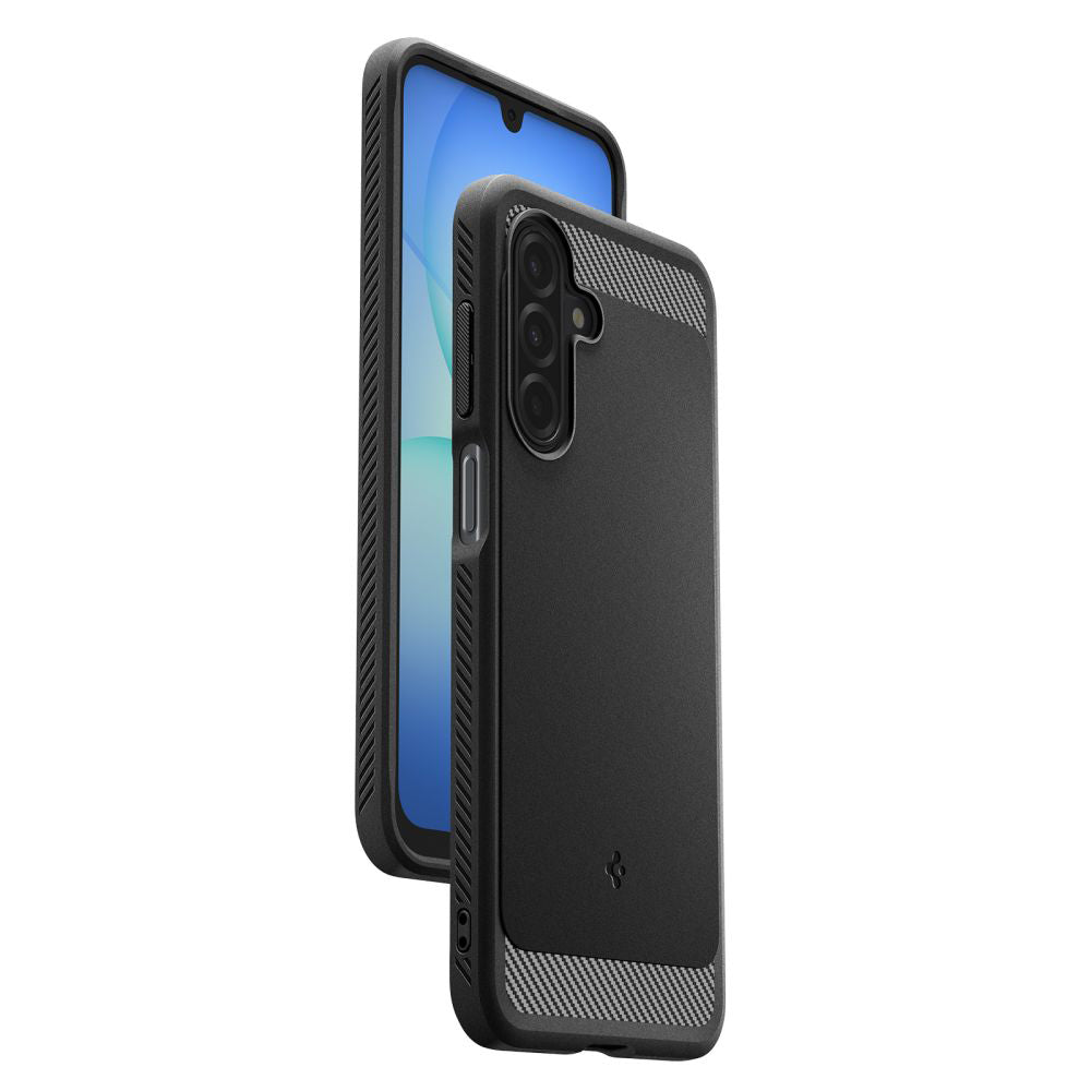 Kotelo Samsung Galaxy A17 4G / A17 5G, Spigen, Rugged Armor, Musta ACS09844