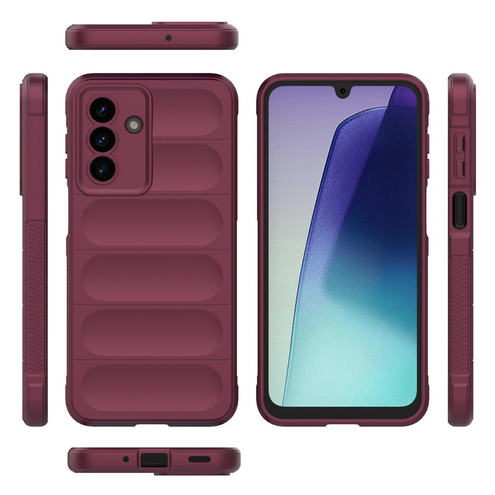Kuori Samsung Galaxy A17 5G:lle, Techsuit, Magic Shield, Viininpunainen
