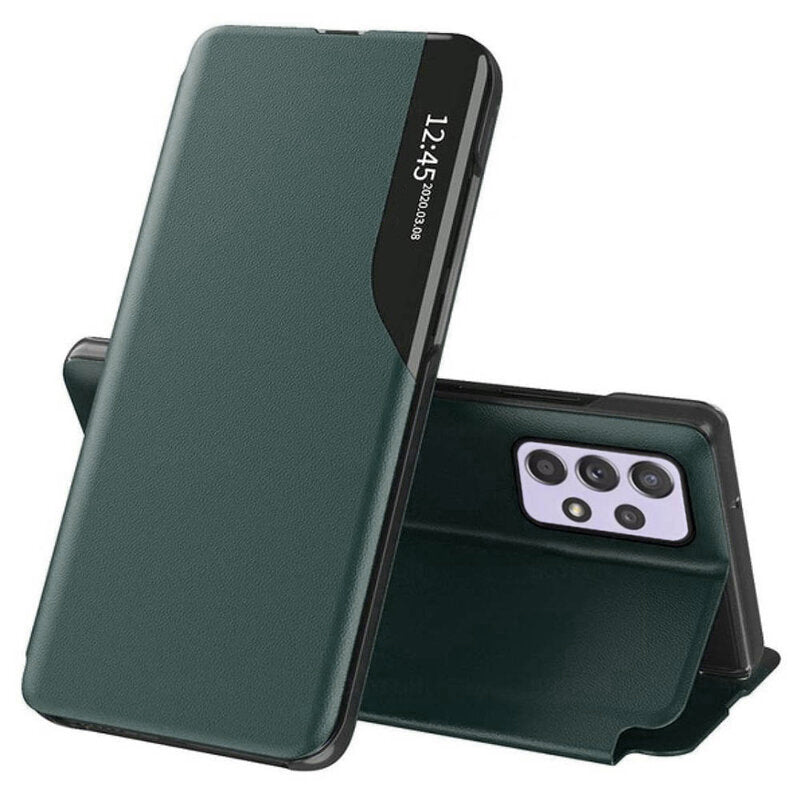 Case for Samsung Galaxy A23 5G A236 / A23 A235, Techsuit, eFold, Dark Green