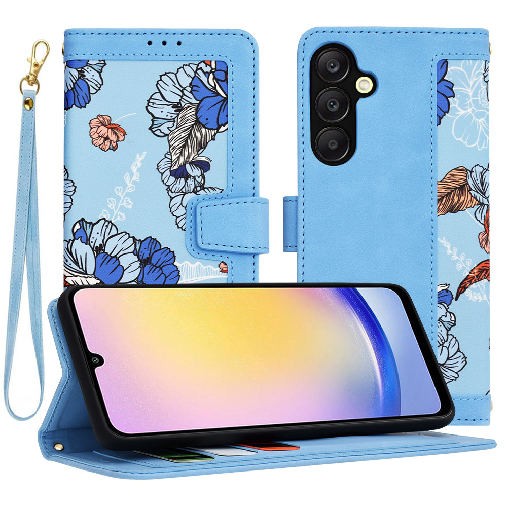 Kuori Samsung Galaxy A25 A256:lle, Techsuit, FlipCraft, Sininen