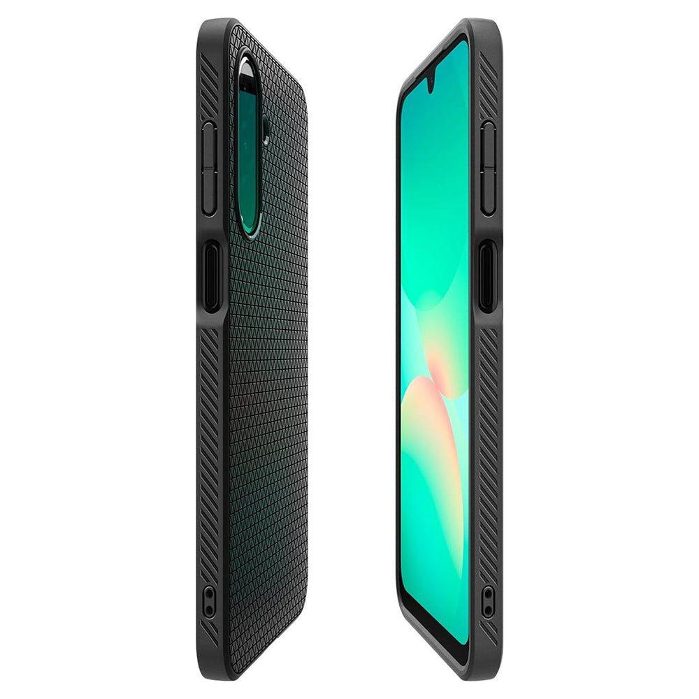 Suojakotelo Samsung Galaxy A26 A266, Spigen, Liquid Air, Mattamusta ACS09290