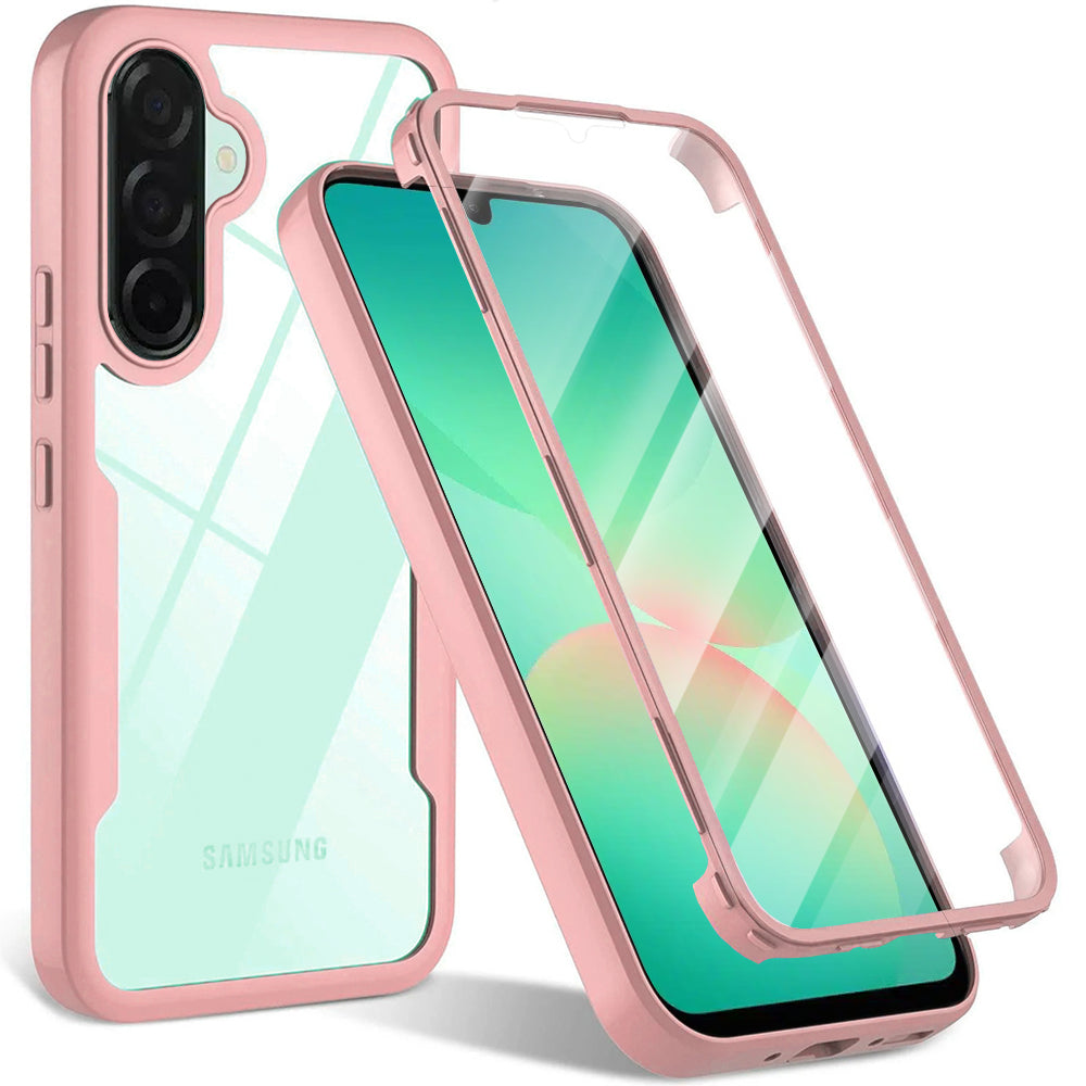 Kuori Samsung Galaxy A26 A266:lle, Techsuit, ColorVerse 360, Vaaleanpunainen