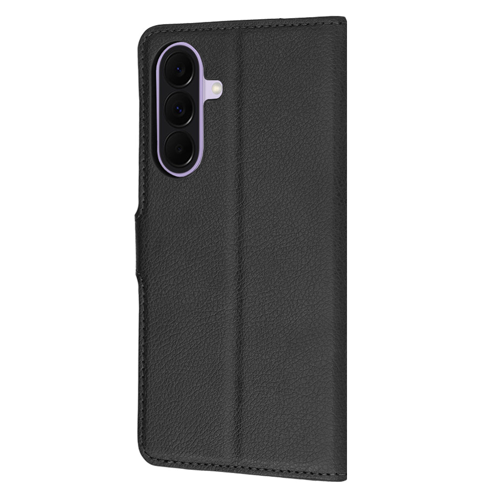 Kuori Samsung Galaxy A27 5G:lle, Techsuit, nahkainen folio, musta