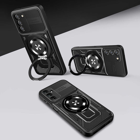 Kuori Samsung Galaxy A27 5G:lle, Techsuit, RuggedCam, Musta