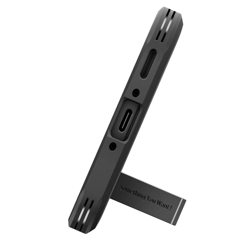 Suojakotelo Samsung Galaxy A37 5G:lle, Spigen, Tough Armor, Musta ACS11131
