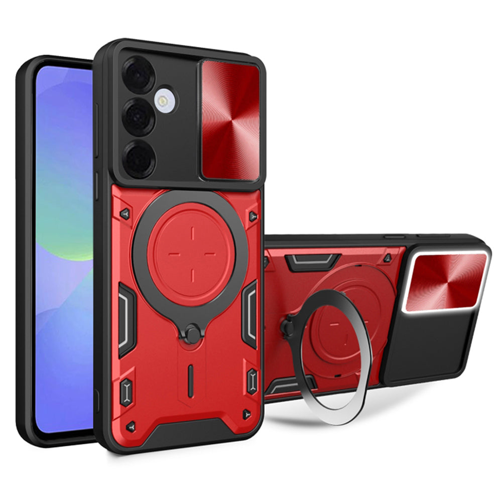 Suojakotelo Samsung Galaxy A37 5G:lle, Techsuit, CamGuard Pro, Punainen