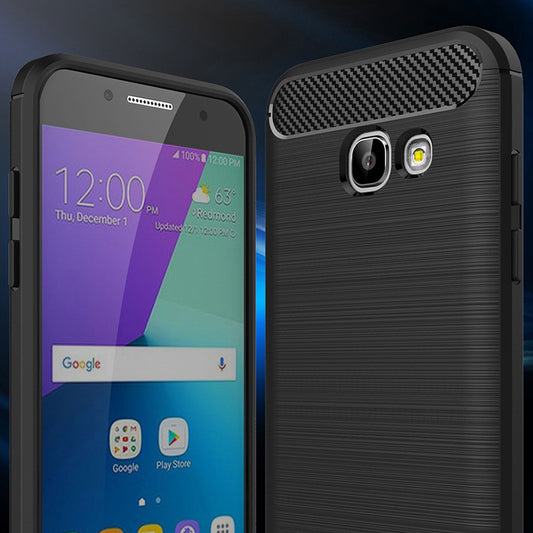 Kuori Samsung Galaxy A5 (2017) A520:lle, Techsuit, Hiili, Musta