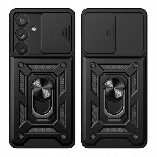 Kuori Samsung Galaxy A54 A546:lle, Techsuit, CamShield, Musta