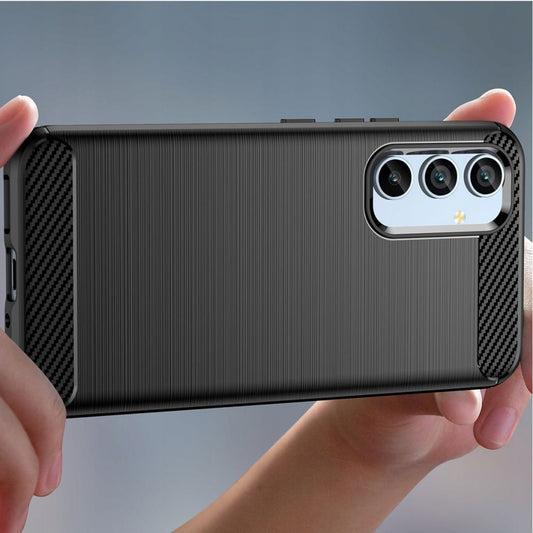Kuori Samsung Galaxy A54 A546:lle, Techsuit, Hiili, Musta