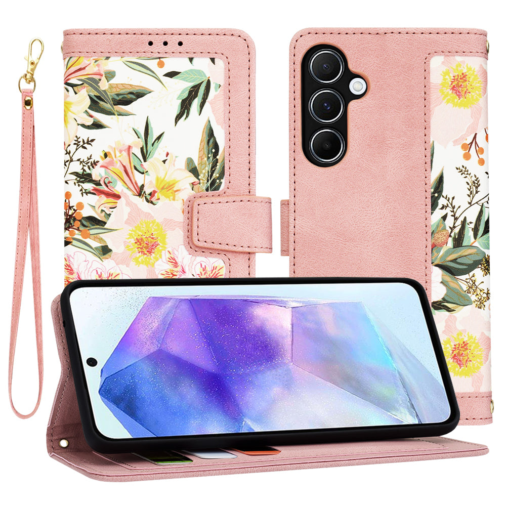 Kuori Samsung Galaxy A55 5G A556:lle, Techsuit, FlipCraft, Vaaleanpunainen