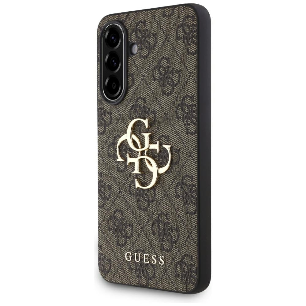 Suojakotelo Samsung Galaxy A56 A566:lle, Guess, 4G Big Logo, Ruskea