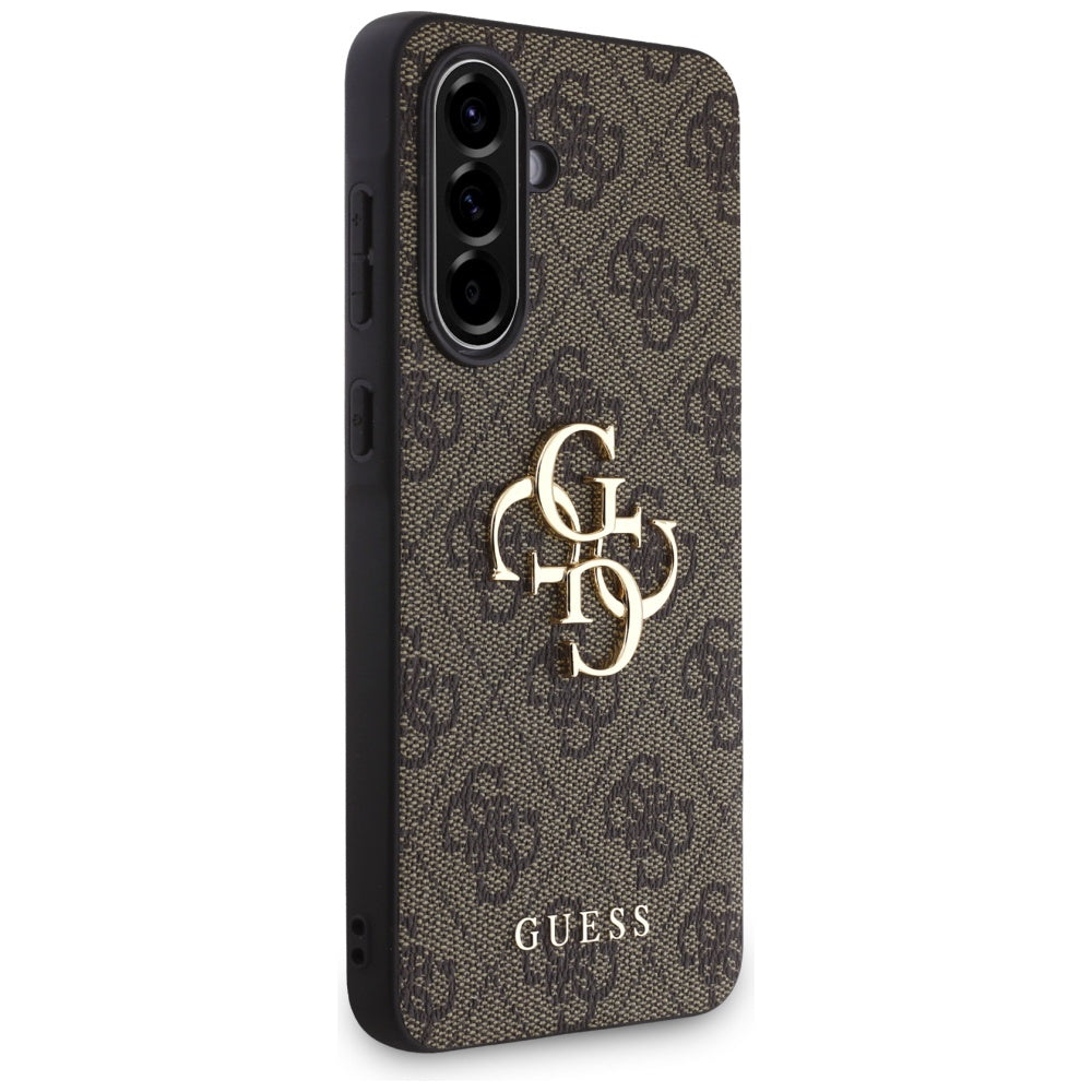 Suojakotelo Samsung Galaxy A56 A566:lle, Guess, 4G Big Logo, Ruskea