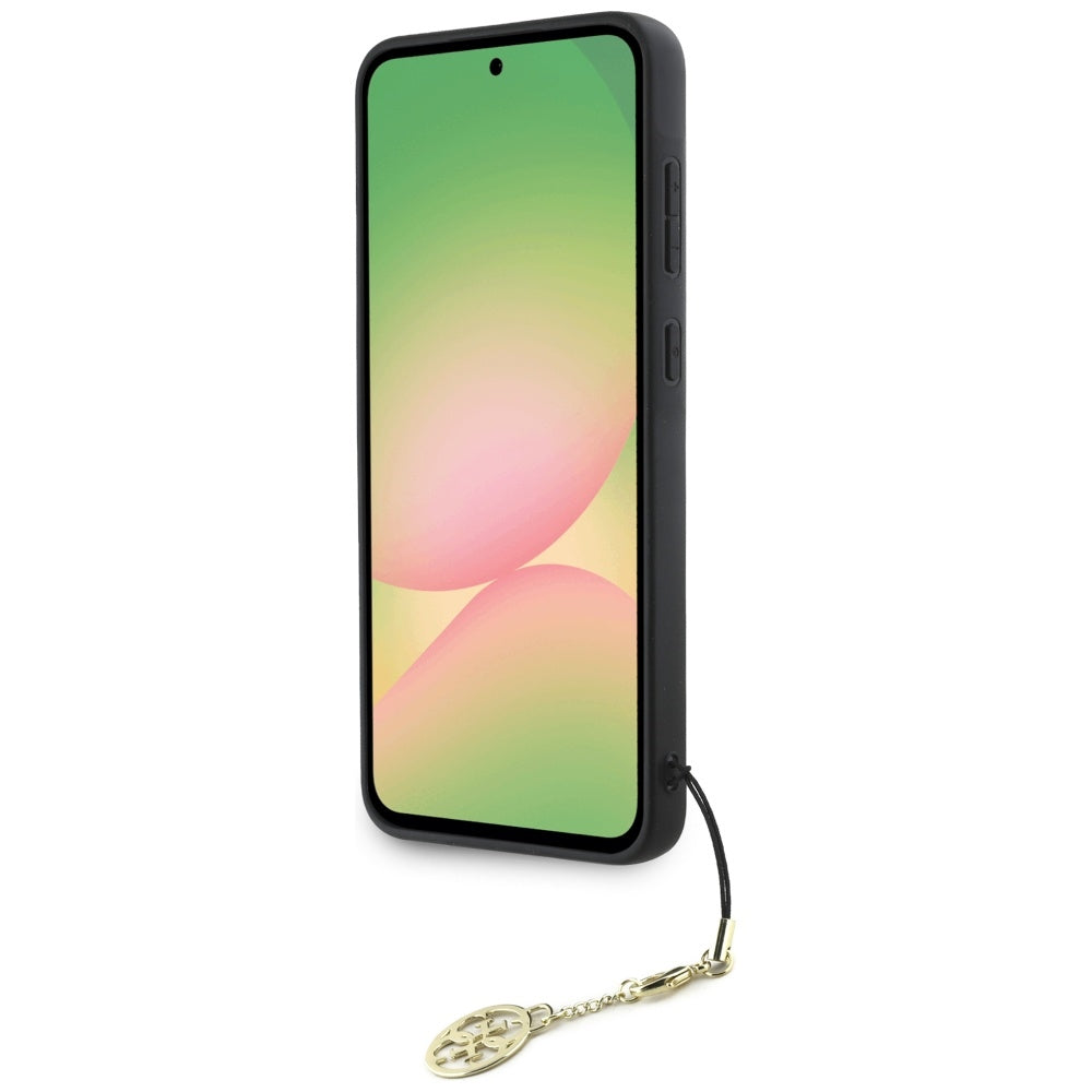 Suojakotelo Samsung Galaxy A56 A566:lle, Guess, 4G Charm, Ruskea