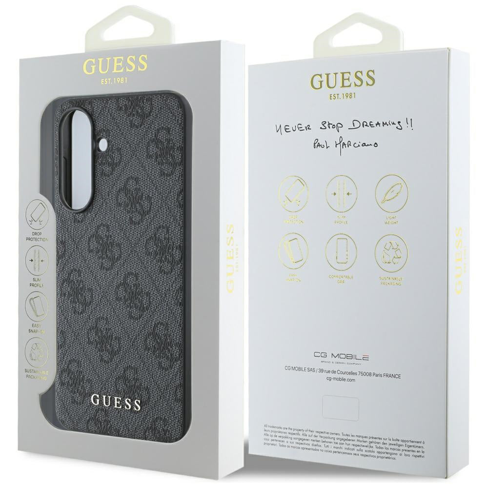 Suojakotelo Samsung Galaxy A56 A566, Guess, 4G Classic, Musta
