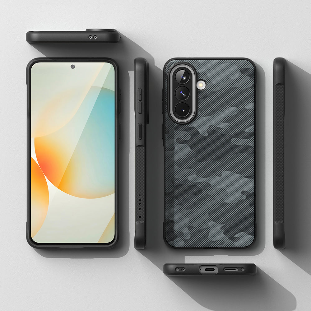 Kotelo Samsung Galaxy A57 5G:lle, Ringke, Onyx, Camo