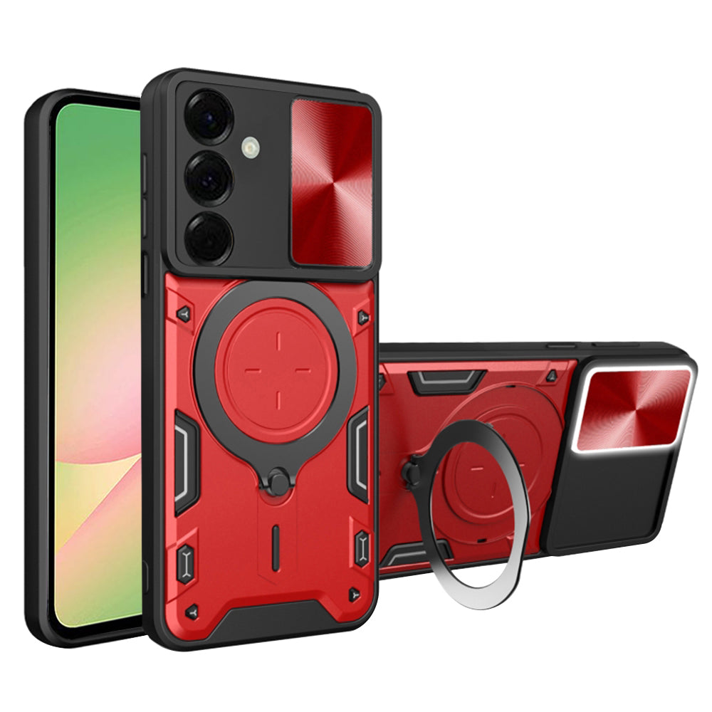 Suojakotelo Samsung Galaxy A57 5G:lle, Techsuit, CamGuard Pro, Punainen