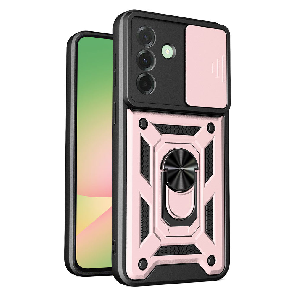 Kotelo Samsung Galaxy A57 5G:lle, Techsuit, CamShield, Kultainen Vaaleanpunainen