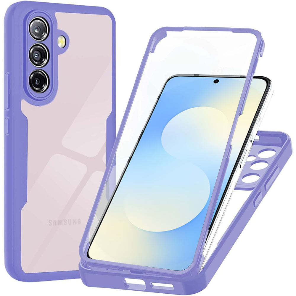Suojakotelo Samsung Galaxy A57 5G:lle, Techsuit, ColorVerse 360, Violetti