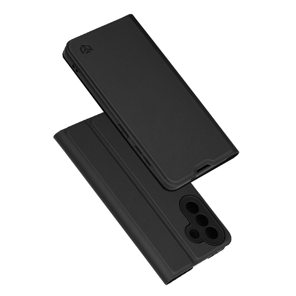 Suojakotelo Samsung Galaxy A57 5G:lle, Techsuit, Magskin Book, Musta