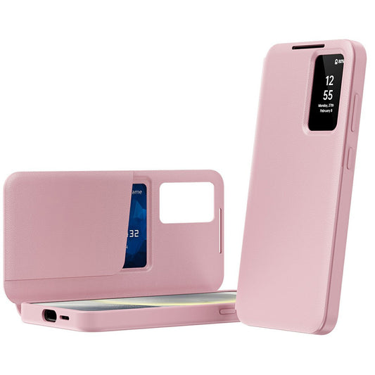 Kotelo Samsung Galaxy A57 5G:lle, Techsuit, SmartView, Pinkki