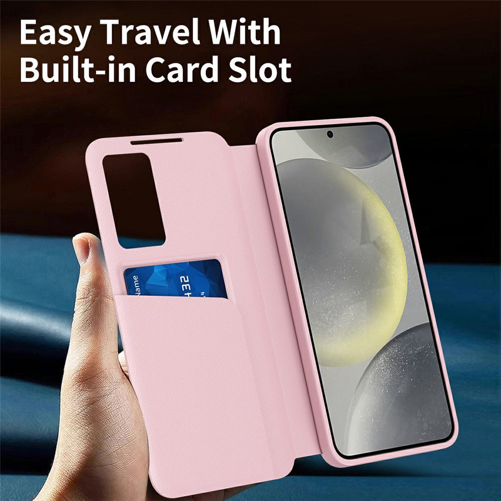 Case for Samsung Galaxy A57 5G, Techsuit, SmartView, Pink