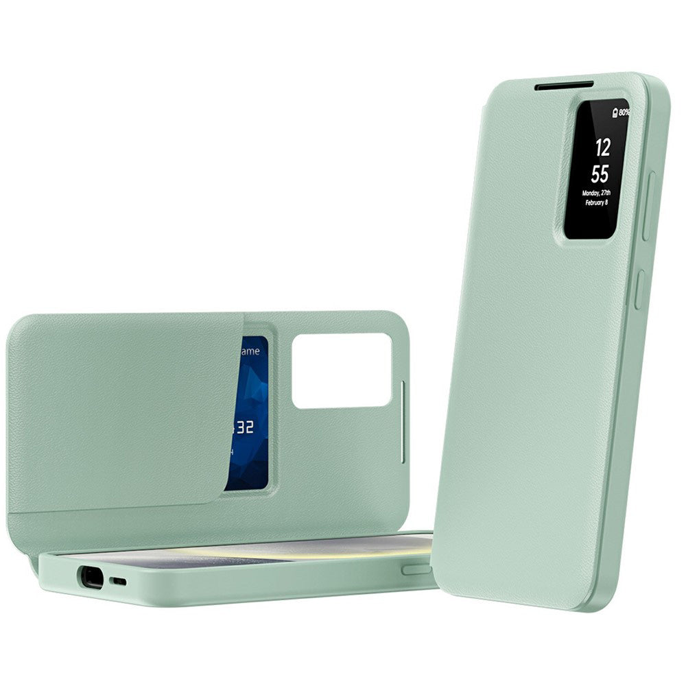 Kotelo Samsung Galaxy A57 5G:lle, Techsuit, SmartView, Vihreä