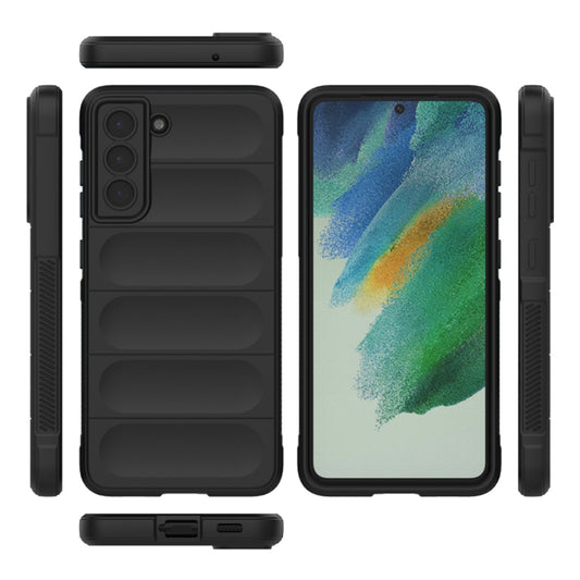 Kuori Samsung Galaxy S21 FE 5G G990:lle, Techsuit, Magic Shield, Musta