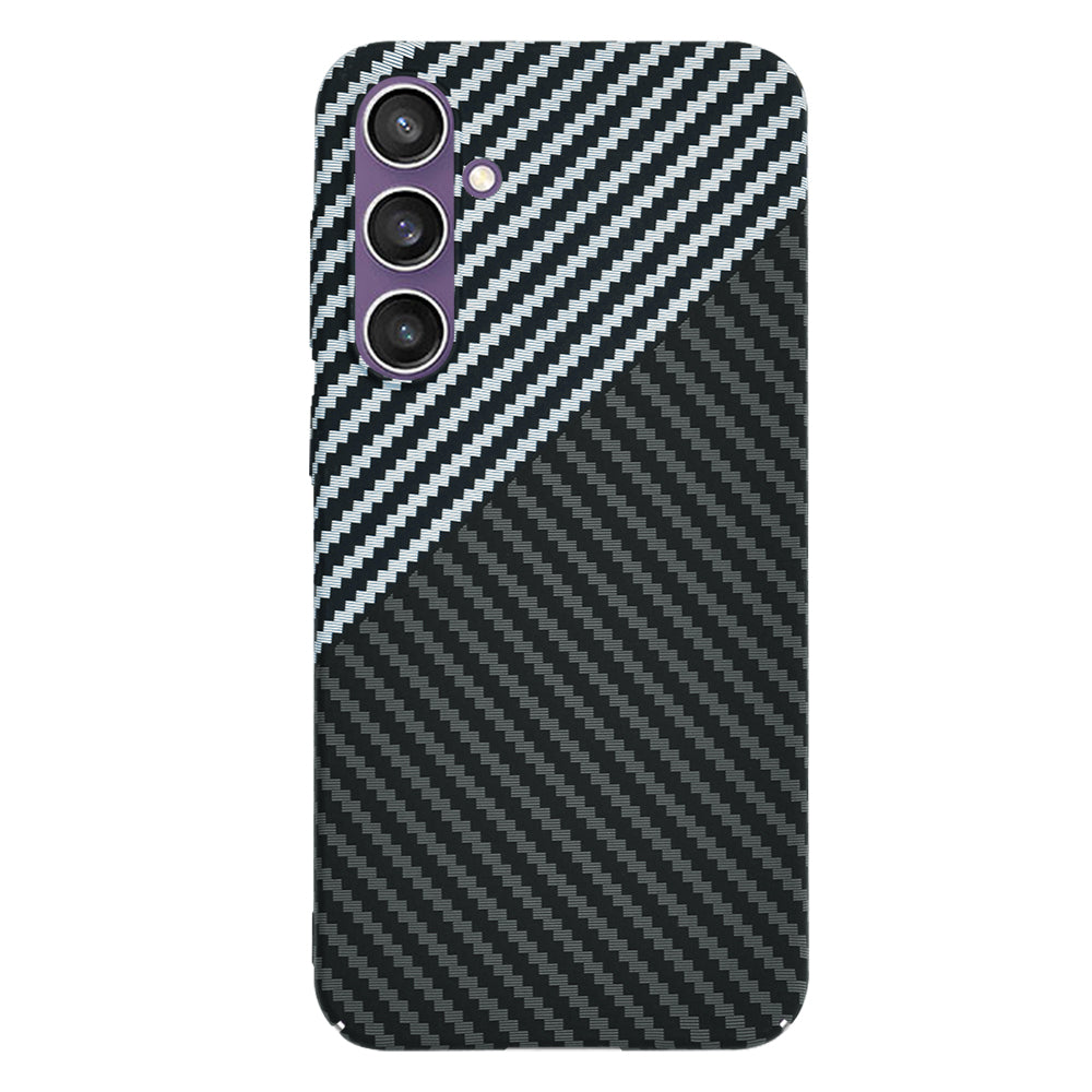 Kuori Samsung Galaxy S23 FE S711:lle, Techsuit, Carbonite FiberShell, Musta Harmaa