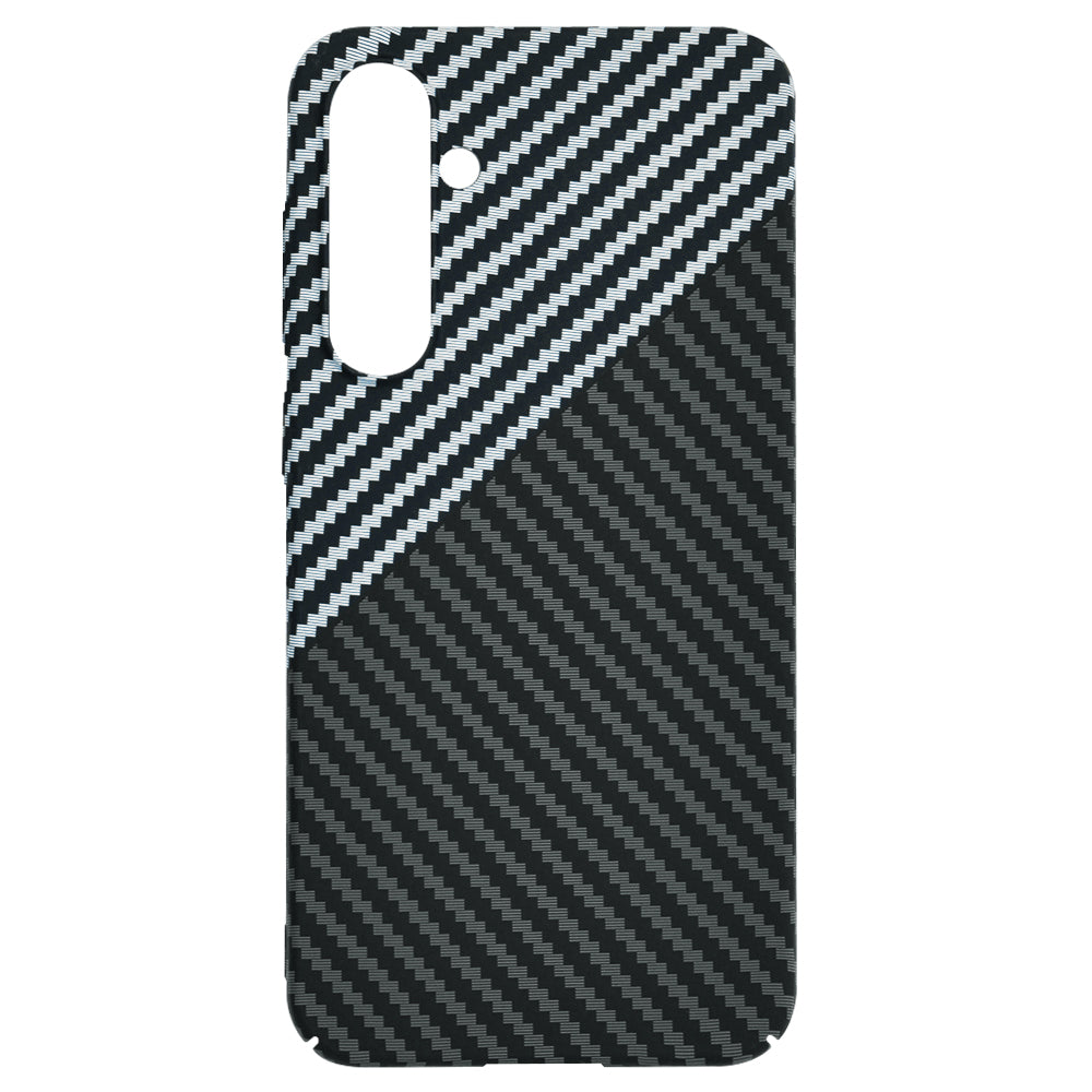 Kuori Samsung Galaxy S23 FE S711:lle, Techsuit, Carbonite FiberShell, Musta Harmaa