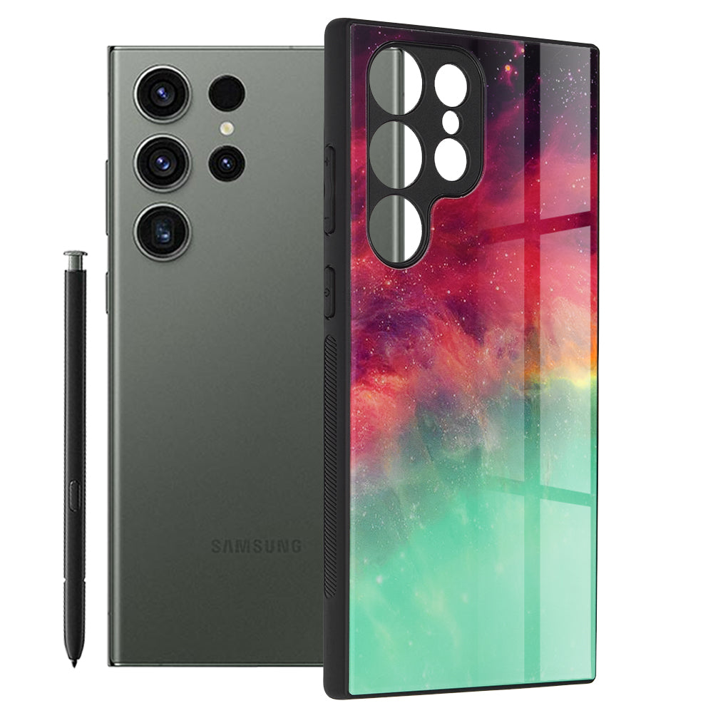 Suojakotelo Samsung Galaxy S23 Ultra S918, Techsuit, Glaze, Turkoosi