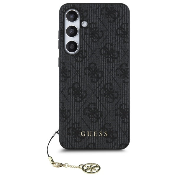 Suojakotelo Samsung Galaxy S24 FE S721, Guess, 4G Charm, Harmaa