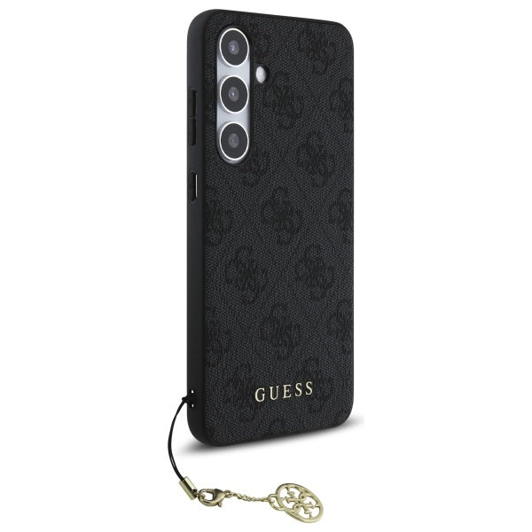 Suojakotelo Samsung Galaxy S24 FE S721, Guess, 4G Charm, Harmaa