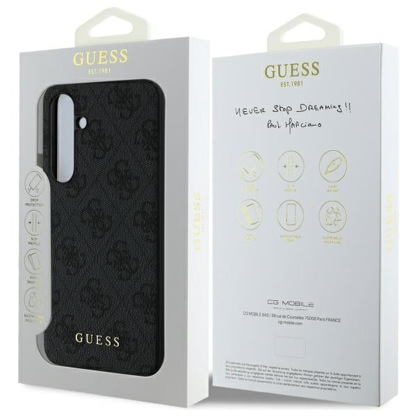 Suojakotelo Samsung Galaxy S24 FE S721, Guess, 4G Charm, Harmaa