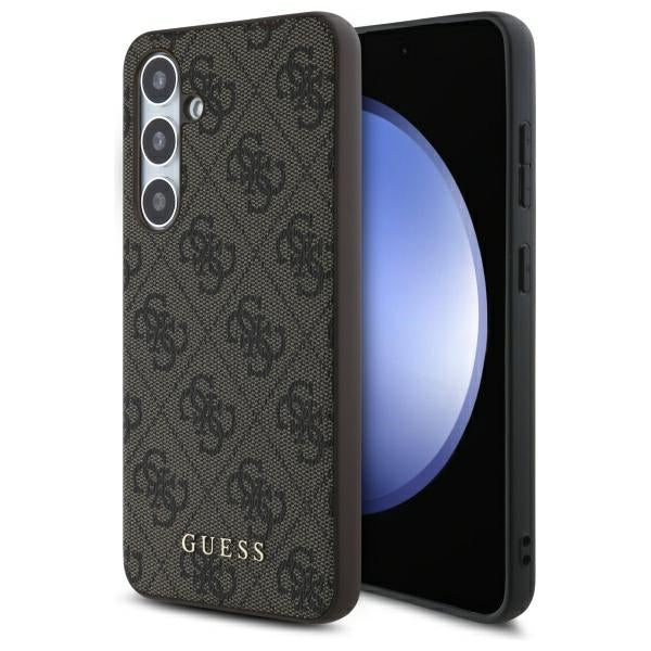 Kotelo Samsung Galaxy S24 FE S721:lle, Guess, 4G Classic, Ruskea