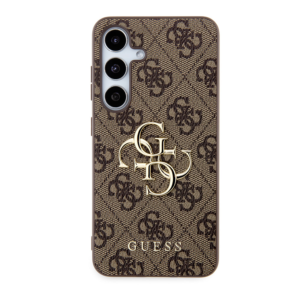 Suojakotelo Samsung Galaxy S24+ S926, Guess, 4G Big Logo, Ruskea