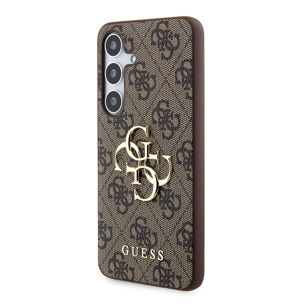 Suojakotelo Samsung Galaxy S24+ S926, Guess, 4G Big Logo, Ruskea