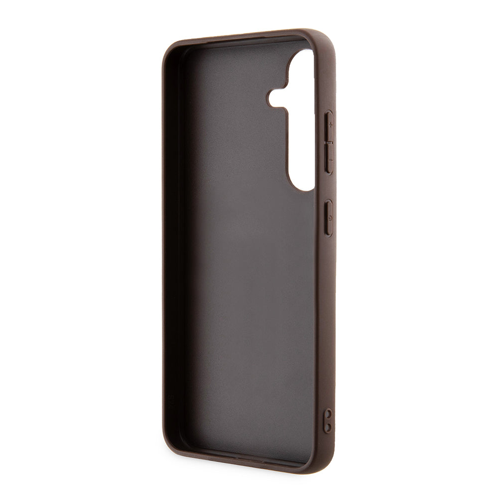 Suojakotelo Samsung Galaxy S24+ S926, Guess, 4G Big Logo, Ruskea