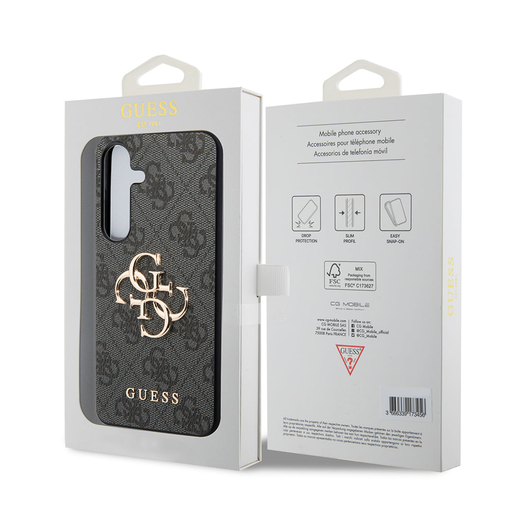 Suojakotelo Samsung Galaxy S24+ S926, Guess, 4G Big Logo, Musta