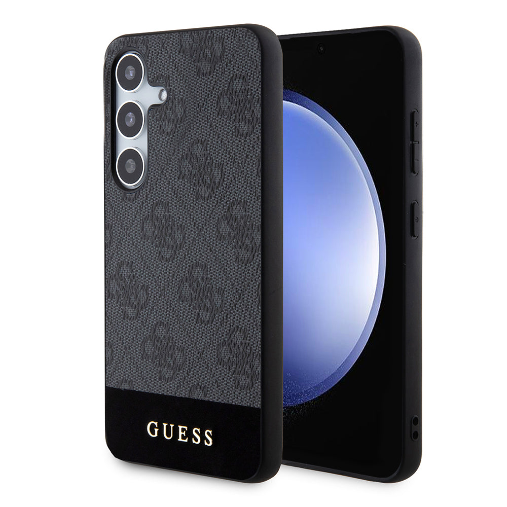 Suojakotelo Samsung Galaxy S24+ S926, Guess, 4G Stripe, Musta